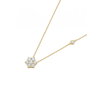 Collar Oro Amarillo 18kt Diamantes 54 Pts