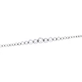 Pulsera de Plata Esterlina 925 Pelotitas Menor a Mayor