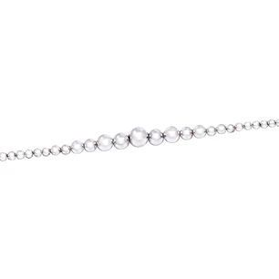 Pulsera de Plata Esterlina 925 Pelotitas Menor a Mayor
