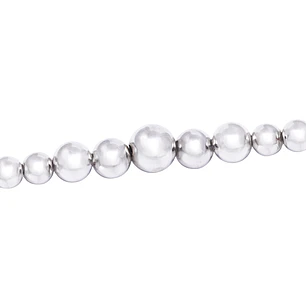 Pulsera de Plata Esterlina 925 Pelotitas Menor a Mayor