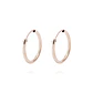 Aros Oro Miel de 18kt Argolla Mediana - Miniatura 1