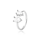 Anillo de Plata Esterlina 925 Doble Gota - Miniatura 1