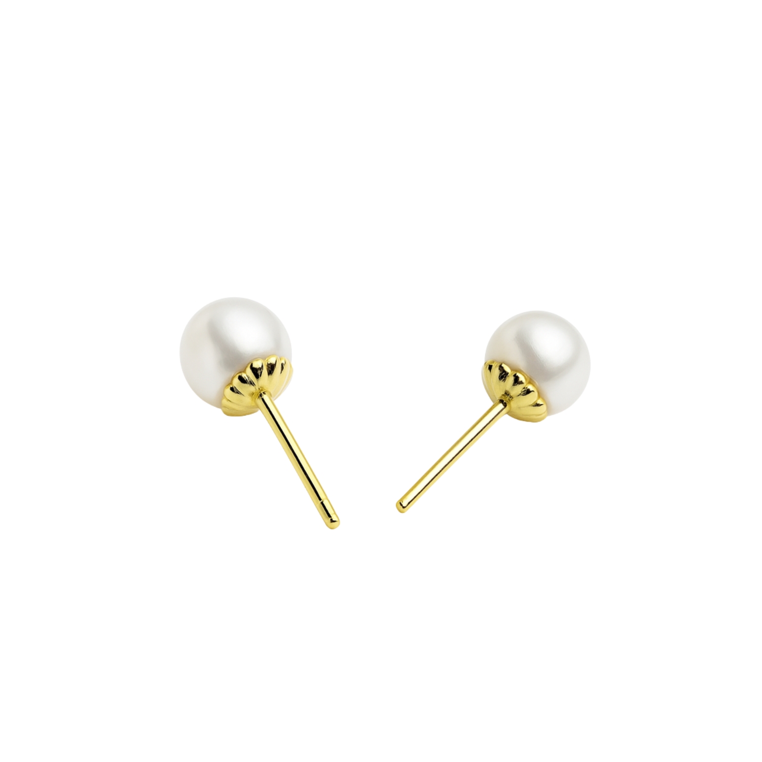 Aros de Oro 18kt Perla Cultivada de 6.0mm a 6.5mm 2
