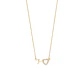 Collar de Oro Amarillo 18kt Modelo Corazón+Electro - Miniatura 3