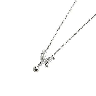 Collar de Plata Esterlina 925 Circonitas Corazón