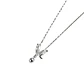 Collar de Plata Esterlina 925 Circonitas Corazón - Miniatura 1