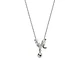 Collar de Plata Esterlina 925 Circonitas Corazón - Miniatura 2