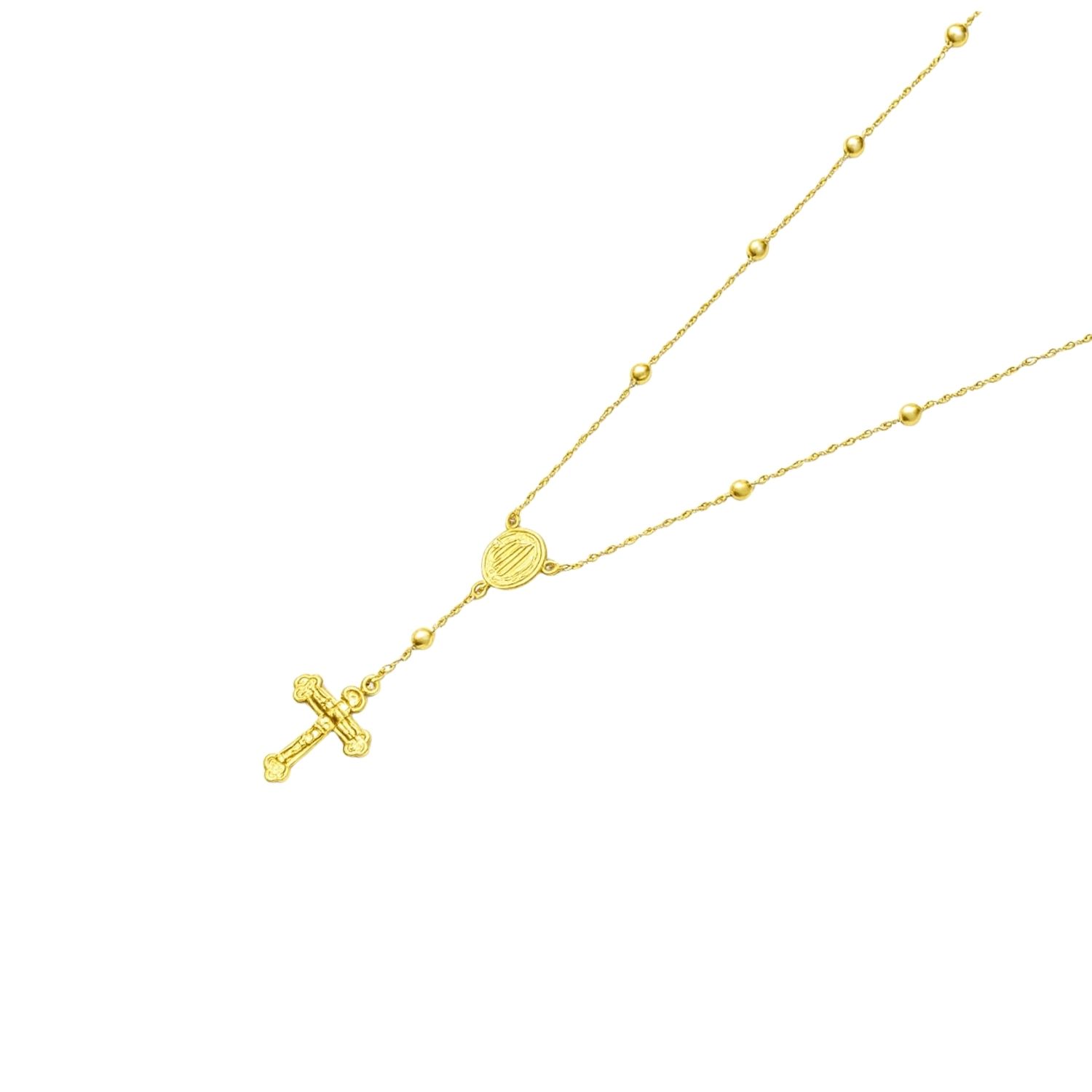Collar Oro Amarillo 18kt Denario 2