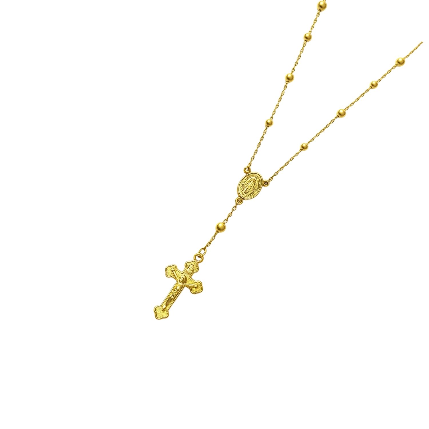 Collar Oro Amarillo 18kt Denario 6