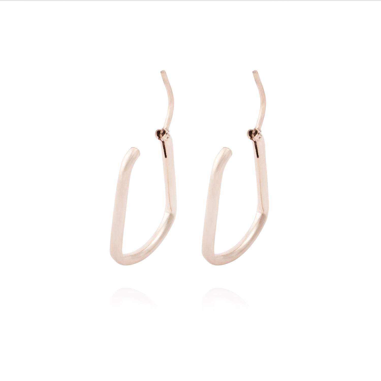 Aros Oro Miel 18kt Ovalo 3
