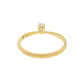 Anillo Compromiso Oro Amarillo 18kt  Niza 1x10ptos Diamante - Miniatura 4
