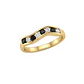 Anillo Oro Miel 18kt Brisa con Ónix y Circonitas - Miniatura 2