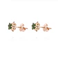Aros Oro Miel 18kt Esmeraldina 4mm - Miniatura 1