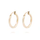 Aros de Oro 18kt Argollas Tubo - Miniatura 1