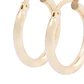 Aros de Oro 18kt Argollas Tubo - Miniatura 2