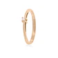 Anillo de compromiso Oro Rosado 18kt Modelo Mónaco Diamante Solitario de 12ptos - Miniatura 1