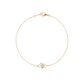 Pulsera de Oro 18kt Mano de Fátima Diamantes 3Pts totales - Miniatura 1