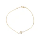 Pulsera de Oro 18kt Mano de Fátima Diamantes 3Pts totales - Miniatura 2
