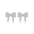 Aros de Plata Esterlina 925 Cinta Circonita