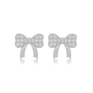 Aros de Plata Esterlina 925 Cinta Circonita