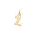 Colgante de Oro Miel 18kt Letra Gótica L - Miniatura 1