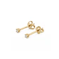 Aros de Oro 18kt con Diamantes Punto de Luz Grifas 6pts total SI/H - Miniatura 1