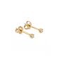 Aros de Oro 18kt con Diamantes Punto de Luz Grifas 6pts total SI/H - Miniatura 2