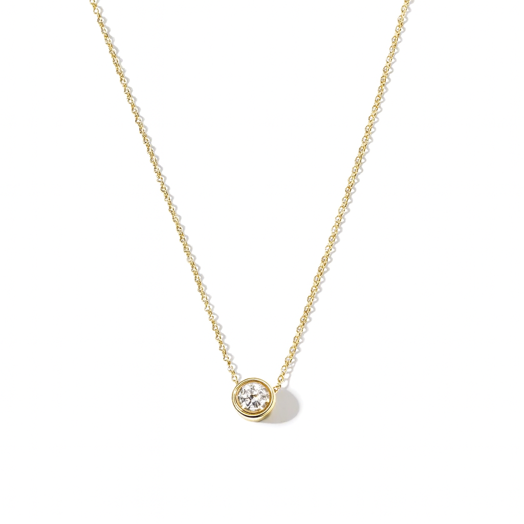 Collar de Oro 18kt con Diamantes 8 Pts Totales SI/H Corte Brillante - By Danielle Costantini 2