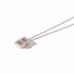 Collar de Oro Blanco 18kt con Diamantes 14 Pts Totales SI/H Corte Brillante - By Danielle Costantini - Miniatura 1