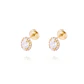 Aros de Oro de 18kt Circón grande - Miniatura 1