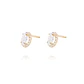 Aros de Oro de 18kt Circón grande - Miniatura 2