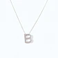 Collar de Oro Blanco 18kt con Diamantes 14 Pts Totales SI/H Corte Brillante - By Danielle Costantini - Miniatura 3