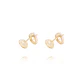 Aros de Oro de 18kt Circón grande - Miniatura 3