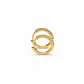Aros Oro Amarillo 18kt Argollas Pequeñas Circonita 11MM - Miniatura 2