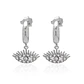 Aros de Plata Esterlina 925 Argollas Ojo Circonita - Miniatura 1