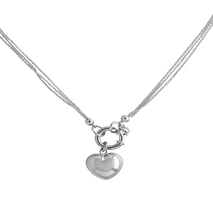 Collar de Plata Esterlina 925 Corazon Timon