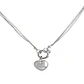 Collar de Plata Esterlina 925 Corazon Timon - Miniatura 1