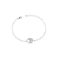 Pulsera de Plata Esterlina 925 Elefante Redondo Circonita - Miniatura 3