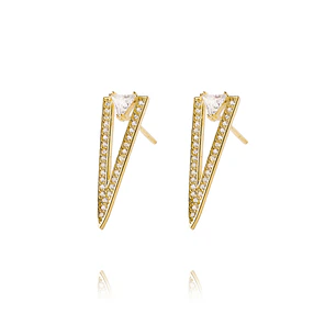 Aros de Oro 18kt Modelo Ci Largos