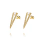 Aros de Oro 18kt Modelo Circón Largos - Miniatura 2