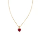 Collar Oro Amarillo 18kt Corazón Rubi - Miniatura 2