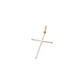 Colgante Oro Miel 18kt Cruz Grande 25x 30 mm - Miniatura 1