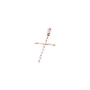 Colgante Oro Miel 18kt Cruz Grande 25x 30 mm