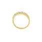 Anillo de Oro Amarillo 18kt Corona Doble Circonitas - Miniatura 2