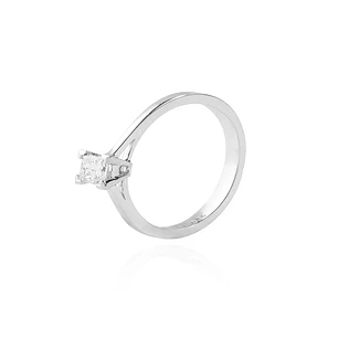 Anillo Compromiso Oro Blanco 18kt  Diamantes 32 Pts