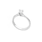 Anillo Compromiso Oro Blanco 18kt  Diamantes 32 Pts - Miniatura 3