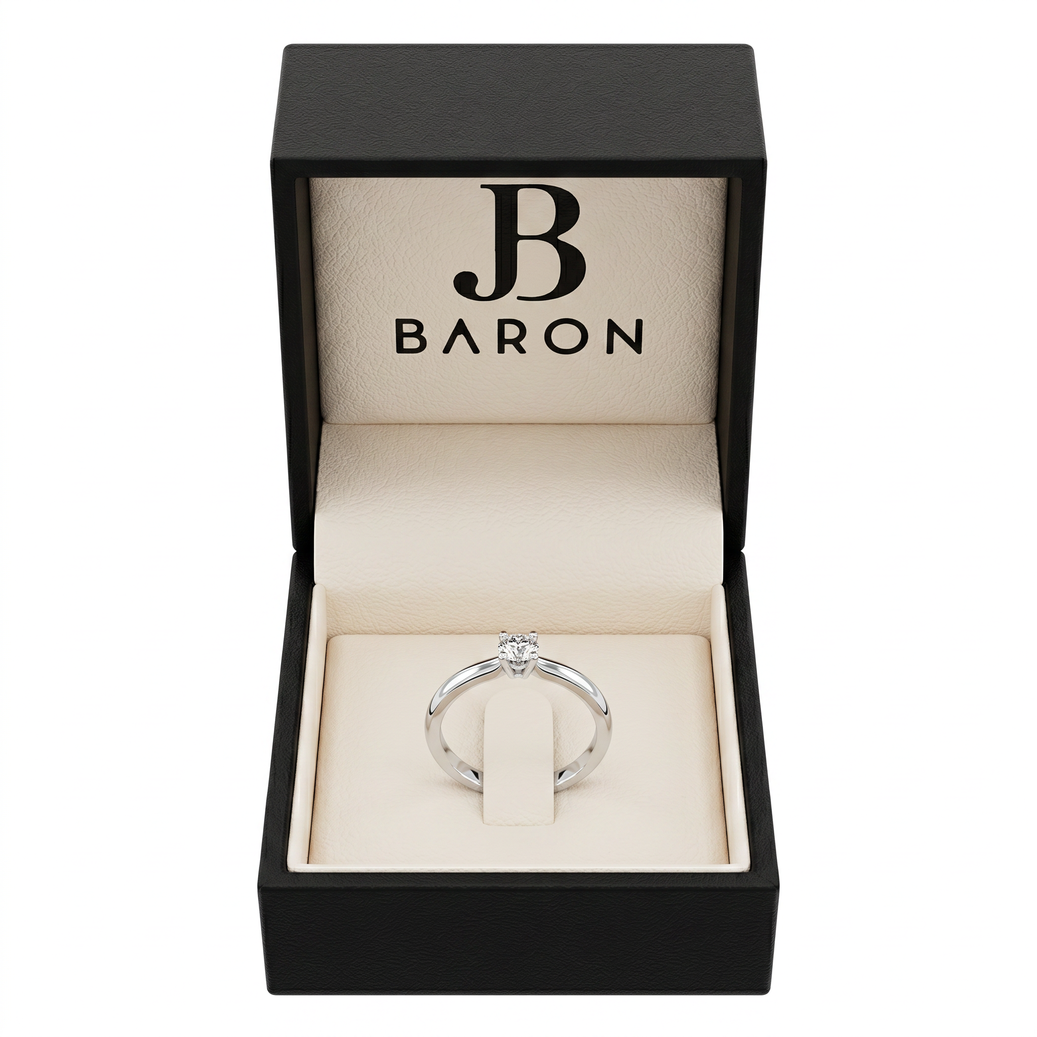 Anillo Oro Blanco 18kt Diamantes 5 Pts 3
