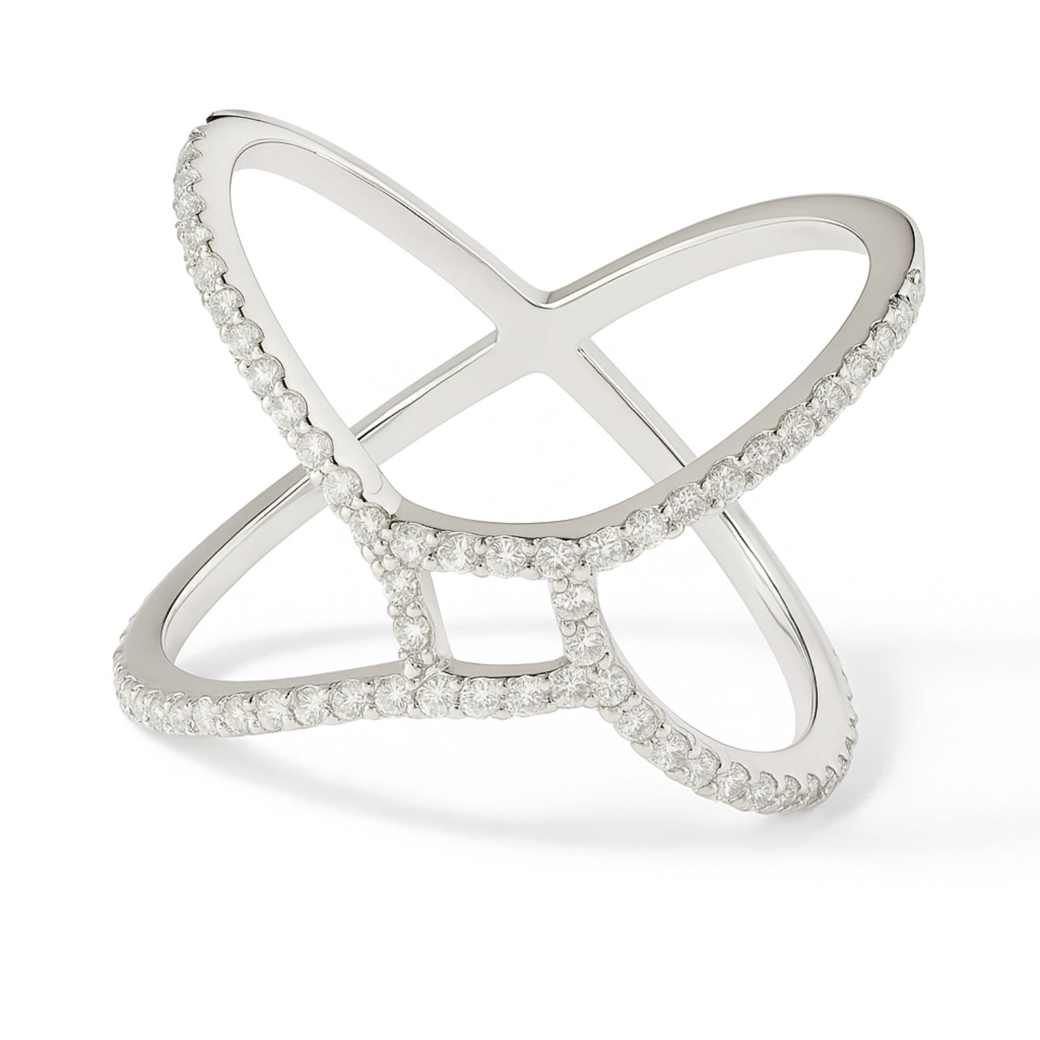 Anillo Oro Blanco 18kt Diamantes 16 Pts | Danielle Costantini 2