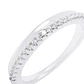 Anillo de Plata Esterlina Medio Cintillo Reina Con Circonita - Miniatura 2