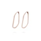 Aros Oro Miel de 18kt Tubo - Miniatura 1